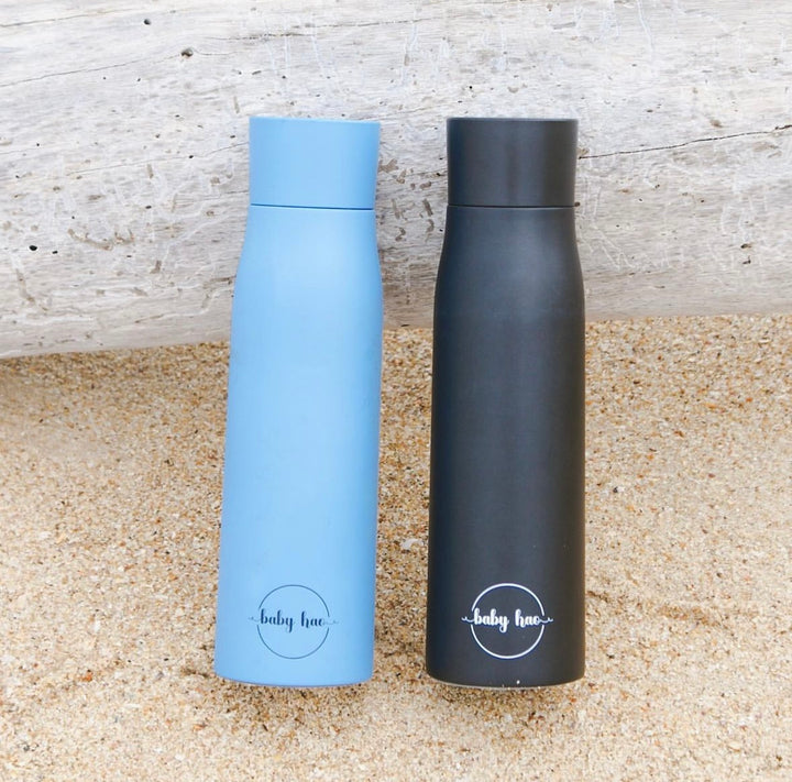 Black Insulated Purifying Water Bottle