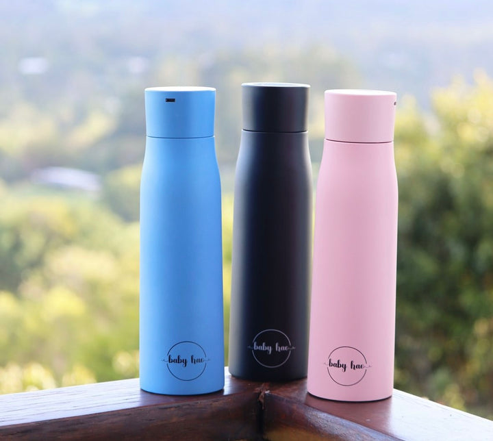 Pink Insulated Purifying Water Bottle