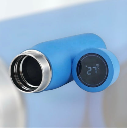 Blue Insulated Purifying Water Bottle 500ml